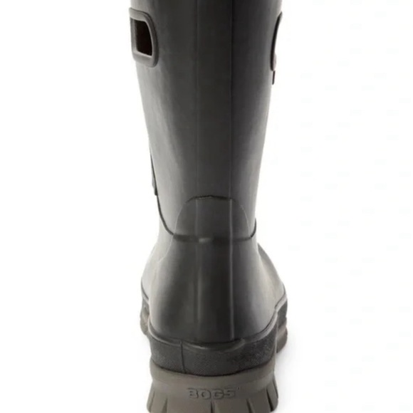 Bogs Black Amelia Lace-Up Rain Boot - Women 11 100% Waterproof - Picture 2 of 16
